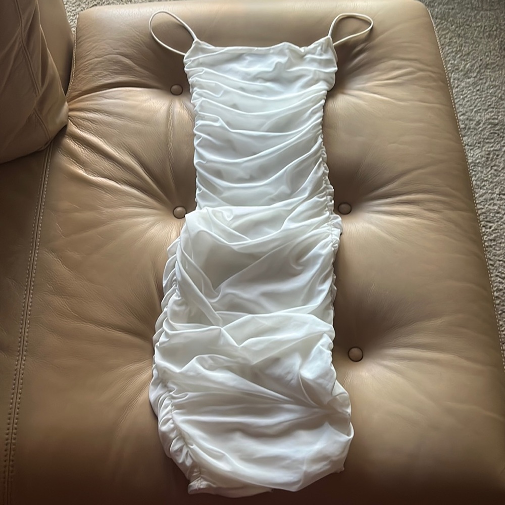 White midi dress OH POLLY